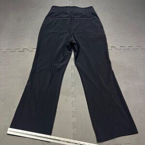 Athleta Black Wide-Leg Pants Size 6 Stretch Waistband Womens Casual Wear